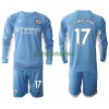 Maillot à Manches Longues Manchester City Kevin De Bruyne 17 Domicile 2021-22 Pour Enfant